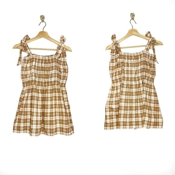 Anthropologie Faithfull The Brand Moretta Top - Lori Check Print - Picture 2 of 12